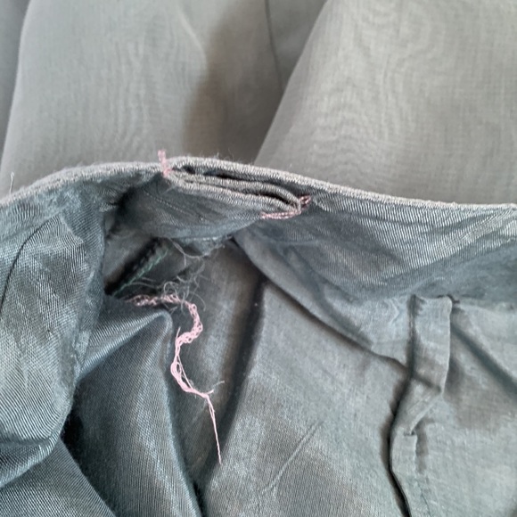 Amazing Vintage Elephant Bell Bottom Green Pants Size Small - Picture 9 of 16